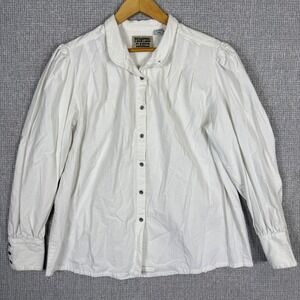 Women's White Button Down Shirt